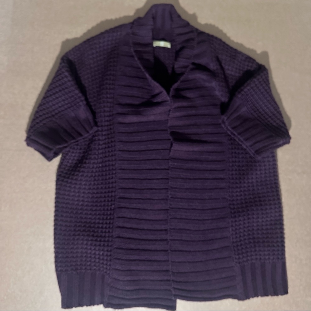 Elegant Purple Women's Cardigan